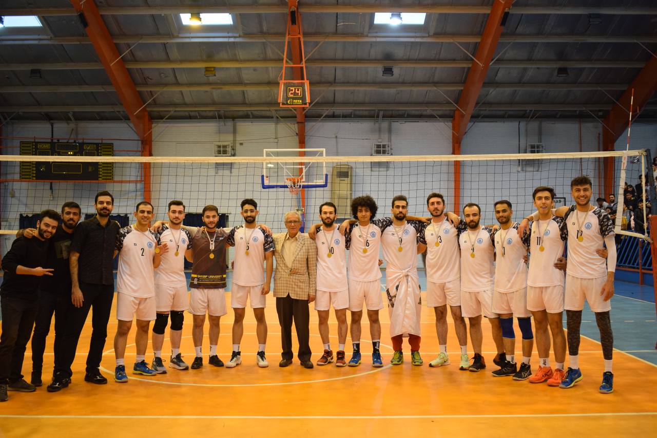 قهرمانی تیم مهندسی مکانیک در مسابقات والیبال دانشگاه